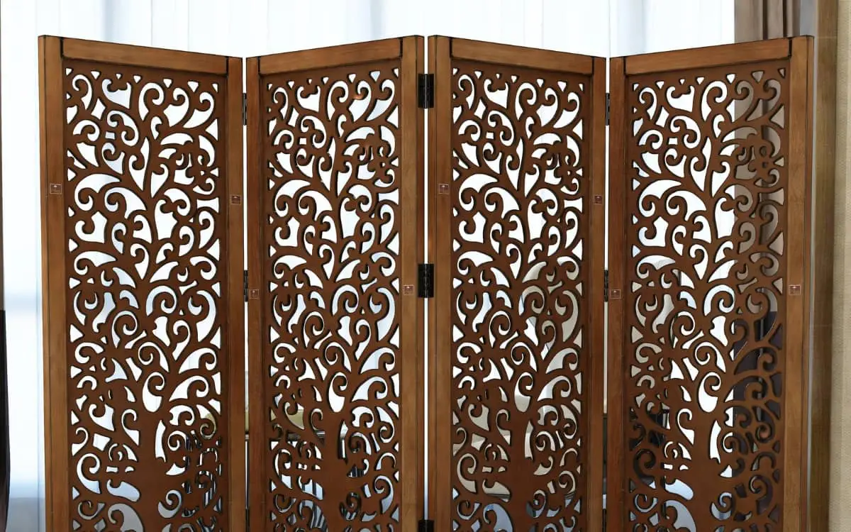 قیمت انواع پارتیشن چوبی + کاربرد و نمونه 5 پارتیشن چوبی متحرک