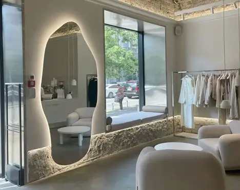 آینه برای بوتیک قدی یا دیواری؛ کدام گزینه بهتر است؟ 1 mirror for boutique 1